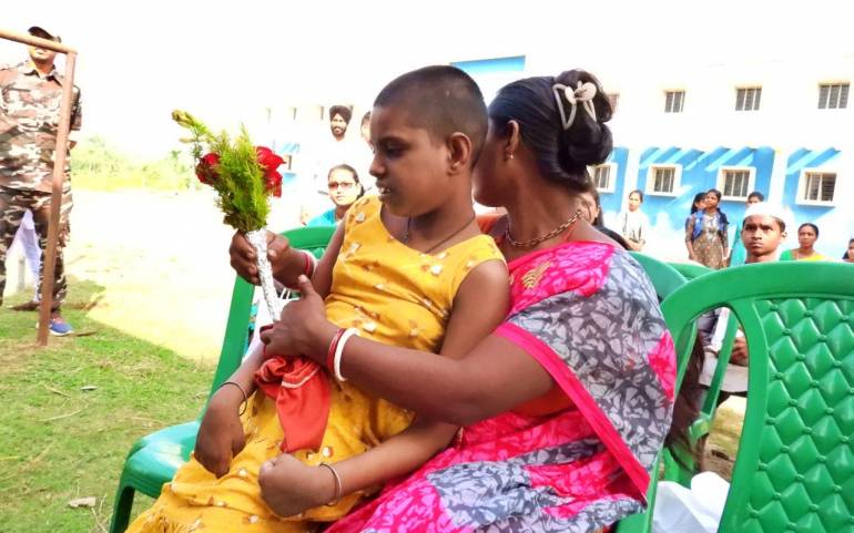 Children's Day was celebrated with specially-abled children in Kolkata, India