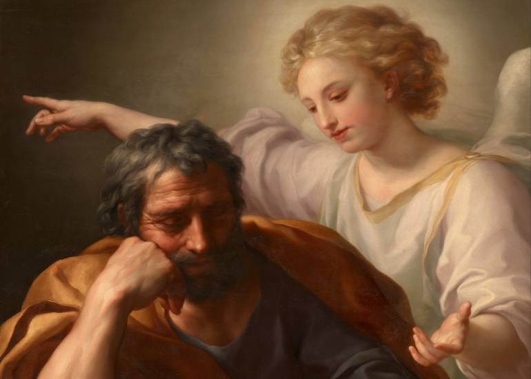 The Dream of St. Joseph by Anton Raphael Mengs