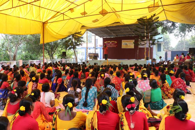 Human Rights Training was held at Chirsto Sewa Ashram on 12 December