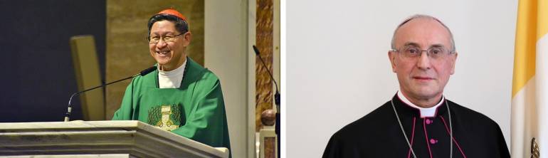 Cardinal Tagle and Archbishop Girelli