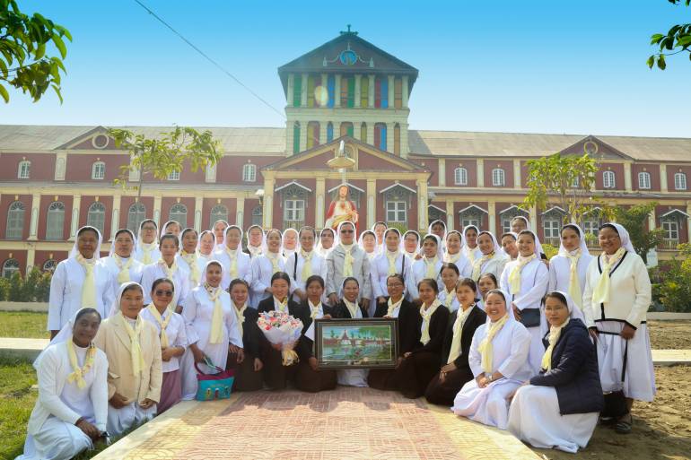 FMM sisters group photo at St. John's Church, MDY