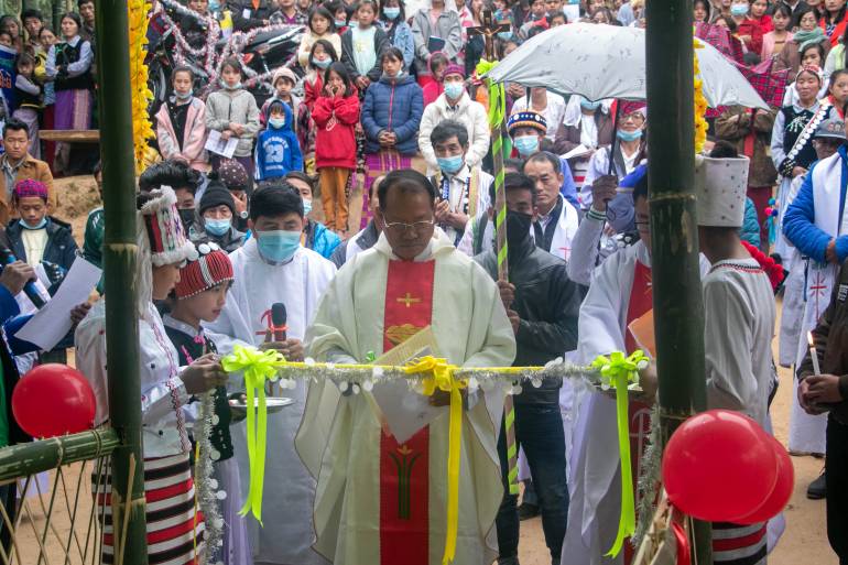 Inauguration ceremony of Zang Yaw parish