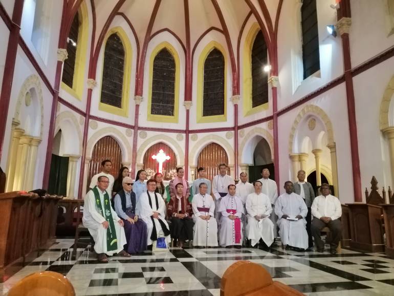 Leaders of Christian denominations in Yangon