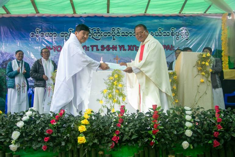 Msgr delivers the appointment letter