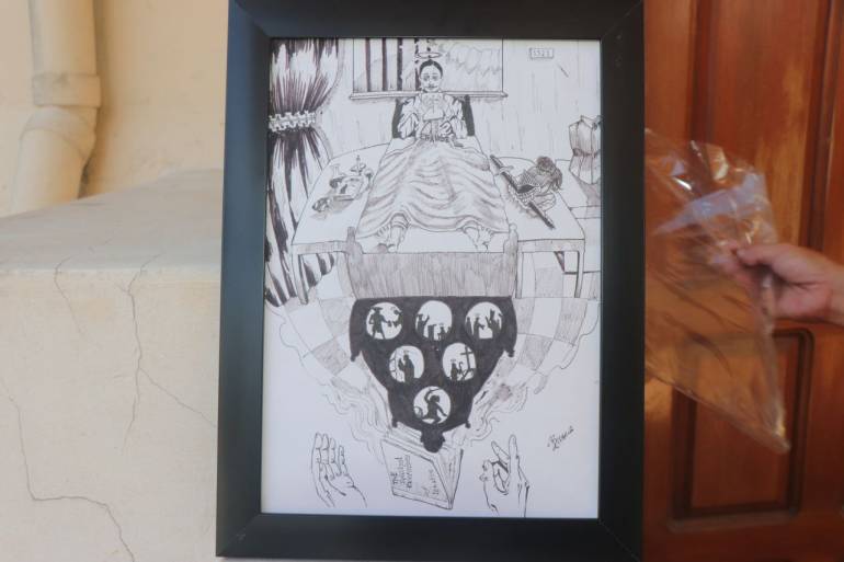 The awarded painting