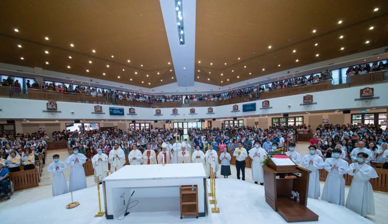 Group Photo of MCCS 25th Anniversary at IHM Church Singapore