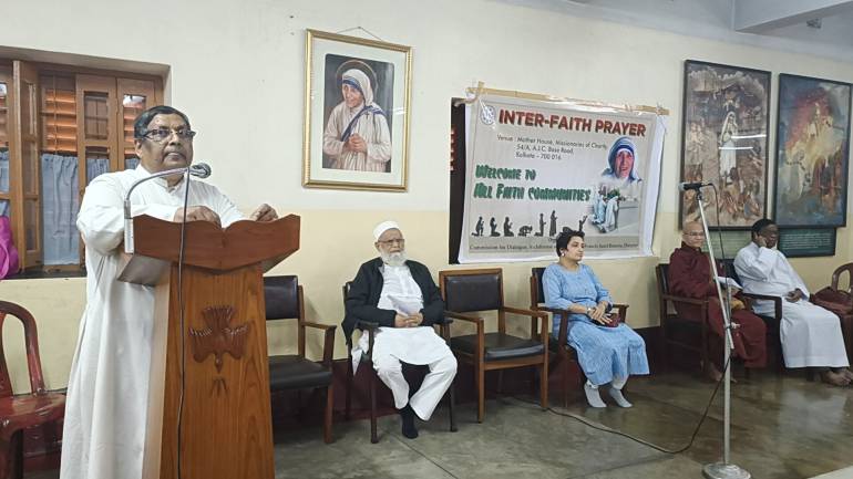 Interfaith prayer for peace in Kolkata
