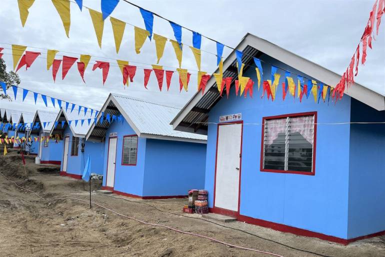 New houses built by Cebu Caritas