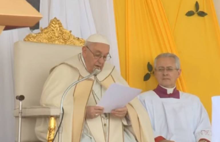 Pope Francis at Mass in Juba