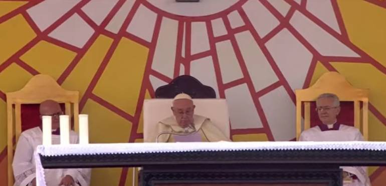 Pope Francis at DRC