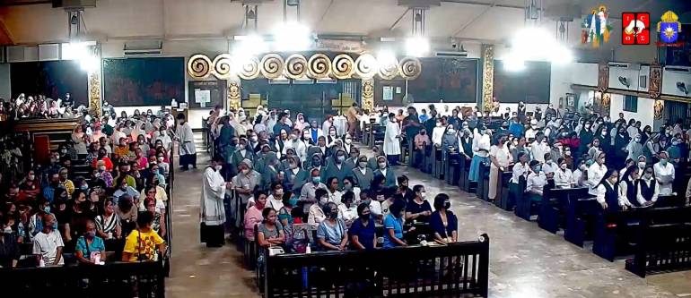 Participants at the Consecrated Life Day at Good Shepherd Cathedral of Novaliches Diocese