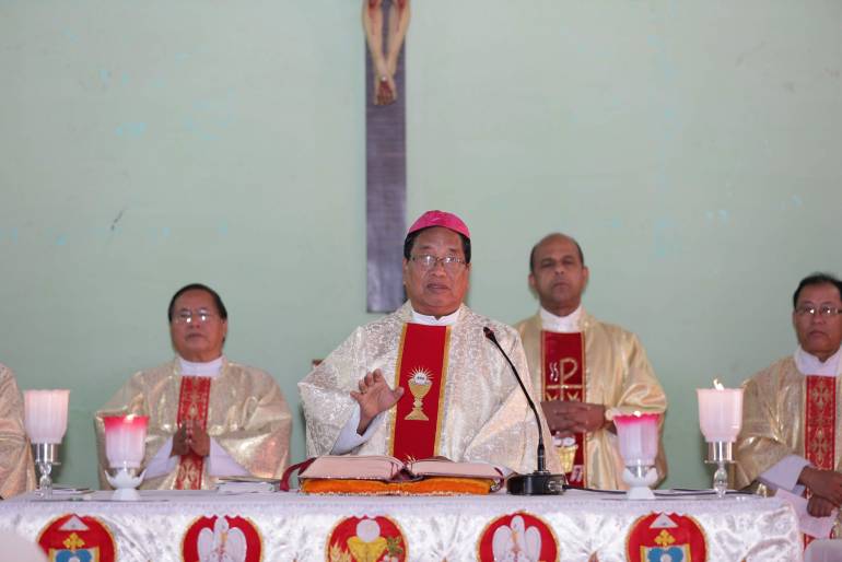 Archbishop of Imphal, Dominic Lumon