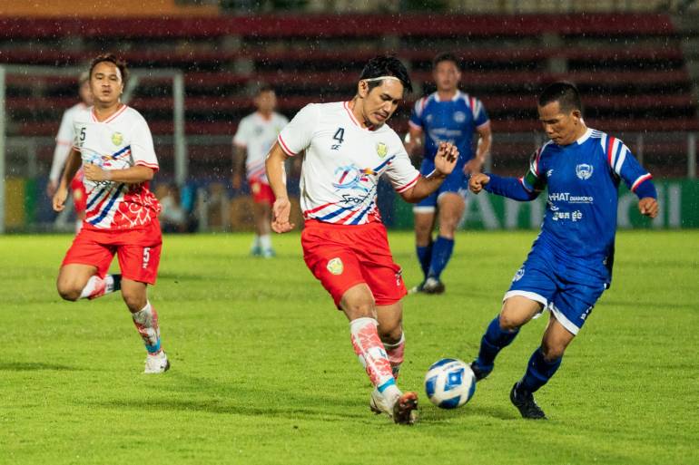 Charity match between disabled team and celebrity