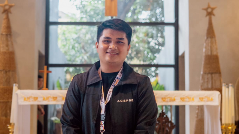 Marc Shane Riparip from the Diocese of Malolos in the Philippines s