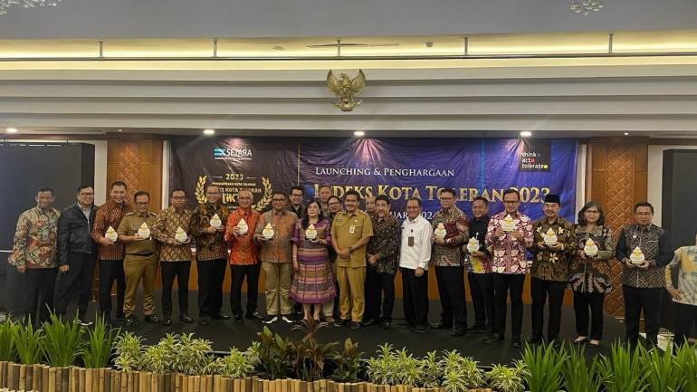 A coastal city in West Kalimantan province ranks most tolerant city