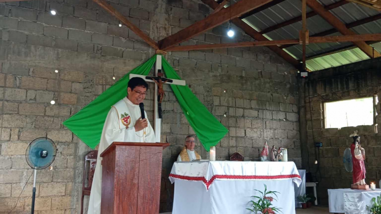 “We have had just many firsts. It was the first time that Saint Nicholas of Tolentino Parish had Mass in English," said Father Eu Elivera, parish priest.