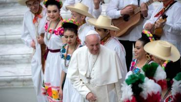 Pope with Music Artist