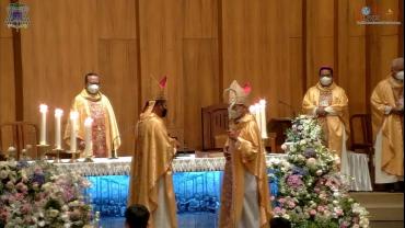 Msgr. Yohanes Harun Yuwono was installed as the new Archbishop of Palembang, South Sumatra Province of Indonesia on October 10. 