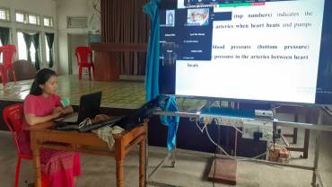 Myanmar' Pathein diocese organized a webinar on health care awareness for priests in the Ayeyarwaddy Region on November 13. Doctor Nant Thin Thiri Mon led the webinar with a theme, "Diabetes and hypertension."
