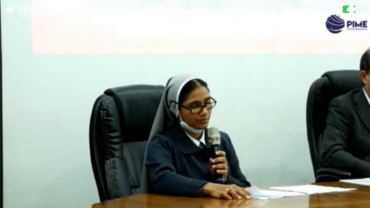 A Catholic nun spoke about for Myanmar's forgotten crisis in Italy on November 10. 