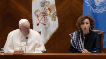 Pope Francis said on Friday that “the Gospel is the most humanizing message known to history.”  He made the remark in a video message marking the 75th anniversary of UNESCO, the United Nations’ educational, scientific and cultural organization.