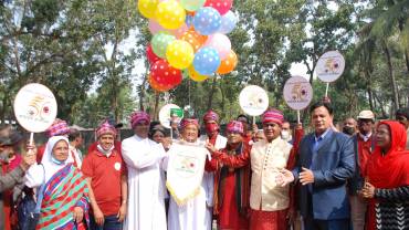 Bangladeshi local government officials praised Caritas Bangladesh for serving the people irrespective of caste, creed and religion to uphold human dignity.