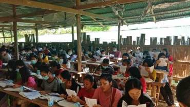Catholic women, including nuns inside and outside Myanmar, speak out to stop violence against women in the 16 days campaign.