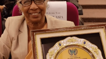 Sister Betsy Devasia, working in Guwahati, Assam, was conferred with the 11th International Human Rights Award for her contribution to women's development in the region by the Delhi-based International Human Rights Council at the India Islamic Centre Auditorium, New Delhi, on December 10.