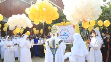 Sisters of St. Joseph of Apparition celebrated their 175 years in Mandalay, Myanmar, on February 26. Archbishop Marco Tin Win of Mandalay led the thanksgiving jubilee mass.