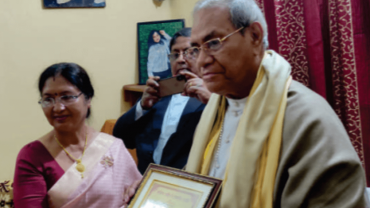 A newly formed Indian literary association honoured a Bangladeshi Catholic leader in Kolkota, West Bengal on February 7.