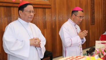 Yangon Archdiocese celebrated the seventh anniversary of the installation of Cardinal Charles Bo on February 14. 