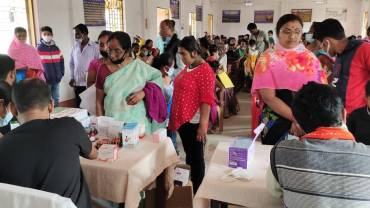The social development center in the Agartala diocese of Tripura in northeastern India organized a health camp for children with disabilities and their parents on February 17.