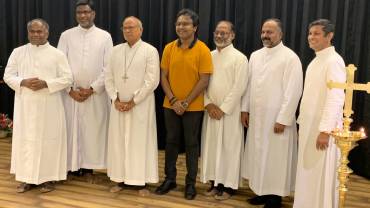 Bishop Sebastianappan Singaroyan of Salem, the Tamil Nadu Bishop's Council Commission for Social Communications chairman, celebrated the eighth anniversary of Madha Television in South India on February 11.