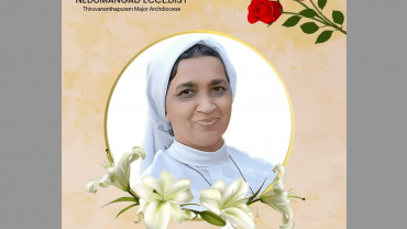 A fifty-nine-year-old nun on February 5 died in a car accident in Thiruvananthapuram in the southern Indian state of Kerala.