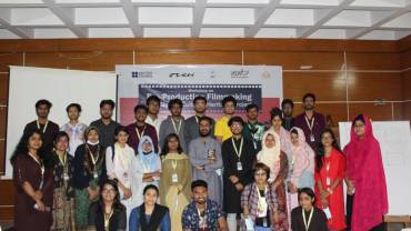 Bangladesh Rajshahi City held a pre-production filmmaking workshop for media workers to create movies with public interest at Hotel Mukta International, Rajshahi, on February 24-26.