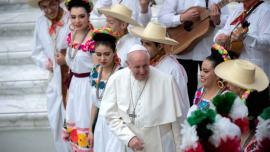 Pope with Music Artist