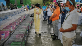 An Oblates missionary priest in the Philippines has been breeding rabbits for a year now to feed the poor in his parish in the outskirts of the Philippine capital.