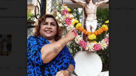 The author captures a faith testimony of Gepsina Fernandes, a widow and a cancer survivor. 