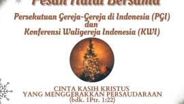 The Indonesian Church leaders have issued a Christmas message 2021 that reiterates to promote Christ's love and compassion.