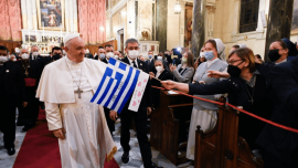 Pope Francis on Saturday met participants in the plenary assembly of the Vatican Congregation for Institutes of Consecrated Life and Societies of Apostolic Life and thanked them for their service.