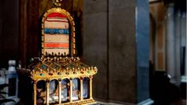 The relic of the holy cloak of St. Joseph