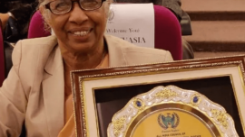 Sister Betsy Devasia, working in Guwahati, Assam, was conferred with the 11th International Human Rights Award for her contribution to women's development in the region by the Delhi-based International Human Rights Council at the India Islamic Centre Auditorium, New Delhi, on December 10.