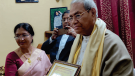 A newly formed Indian literary association honoured a Bangladeshi Catholic leader in Kolkota, West Bengal on February 7.