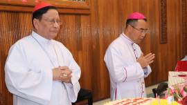 Yangon Archdiocese celebrated the seventh anniversary of the installation of Cardinal Charles Bo on February 14. 