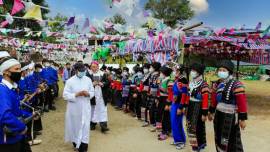 Myanmar Bishop Lucas Jeimphaug Dau Ze (SDB) encouraged the faithful to rely on more God in prevailing times of difficulties. 