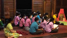 The Apostolic Prefecture of Kampong Cham organized a retreat for thirty-one catechist teachers at St. Francois and St. Clara of Assisi parish at Koh Roka Krao village, Kampong Siem district, Kampong Cham province, 124 kilometers, southeast of Cambodia. Kampong Cham is under the diocese of Cambodia. 