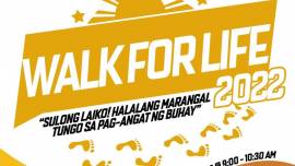 The Council of the Laity of the Philippines (Sangguniang Laiko ng Pilipinas) will hold a virtual “Walk for Life.”   It promotes the value of life and family through a noble sacrifice towards a developed Philippine nation. The purpose of the event is to defend marriage, family and encourage the culture of life.   On February 26, 2022, the event will be from 9:00 am - 10:30 am (local time) via Zoom and Facebook Live.