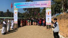 On February 6, Archbishop Dominic Lumon of Imphal raised a mission centre to a parish church in Joldam, Khengjoy Block of Chandel District in Manipur, in eastern India. The archbishop handed over the parish to the Congregation of the Mission (CM).