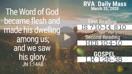 Mass Image March 25, 2020