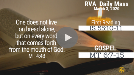 RVA Mass March 3, 2020